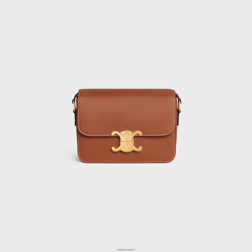 CELINE žene tinejdžerska triomphe torba od prirodne teleće kože 3WED6102 pribor preplanuli ten