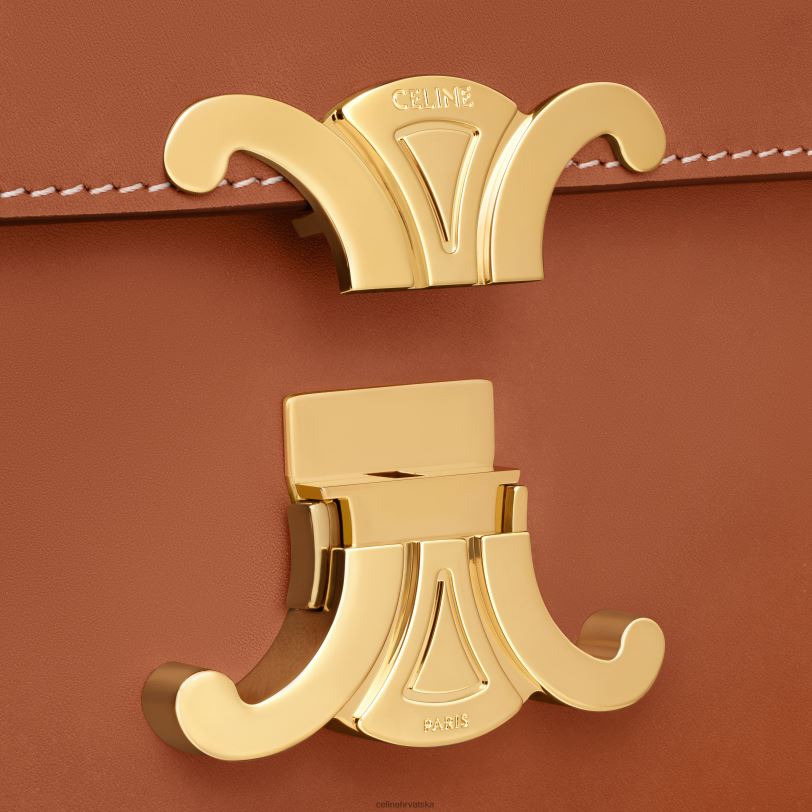 CELINE žene tinejdžerska triomphe torba od prirodne teleće kože 3WED6102 pribor preplanuli ten