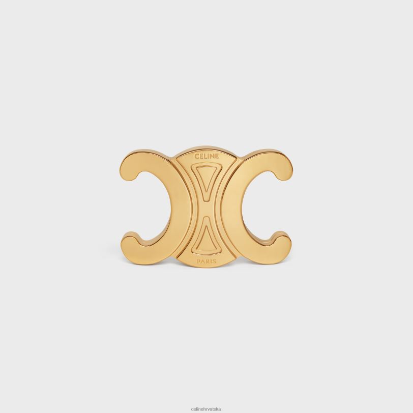 CELINE žene triomphe metal minaudiere u aluminiju 3WED6286 pribor zlato