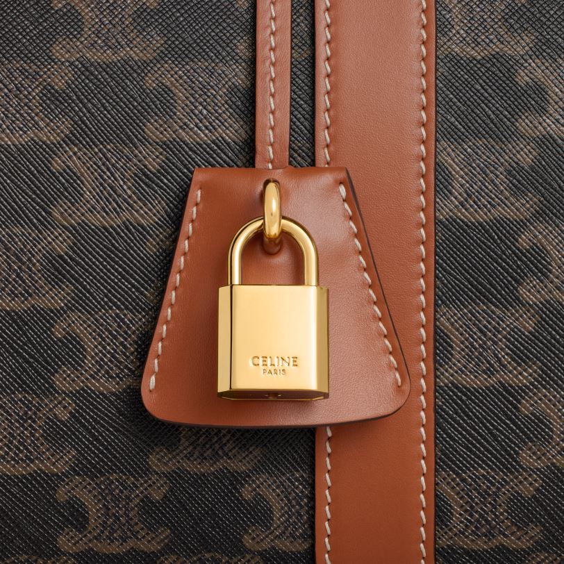 CELINE žene velika putna torba od triomphe platna i teleće kože 3WED686 pribor preplanuli ten