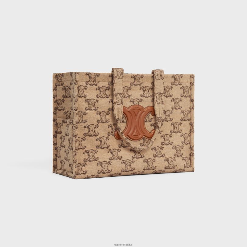 CELINE žene veliki cabas thais u tekstilu s triomfetom 3WED6243 pribor deva