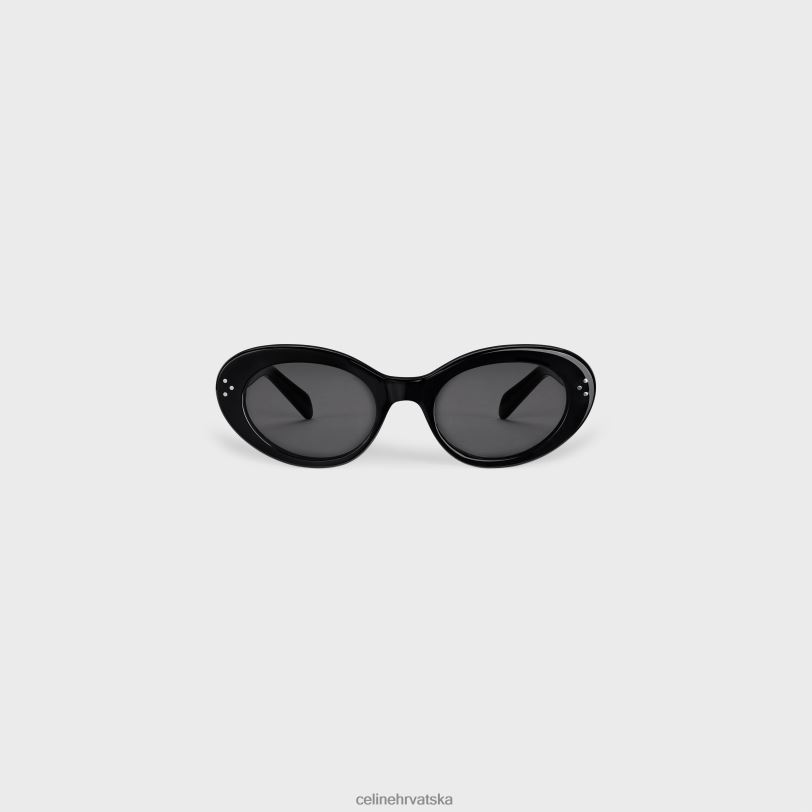 CELINE žene cat eye s193 sunčane naočale u acetatu 3WED61132 pribor crno