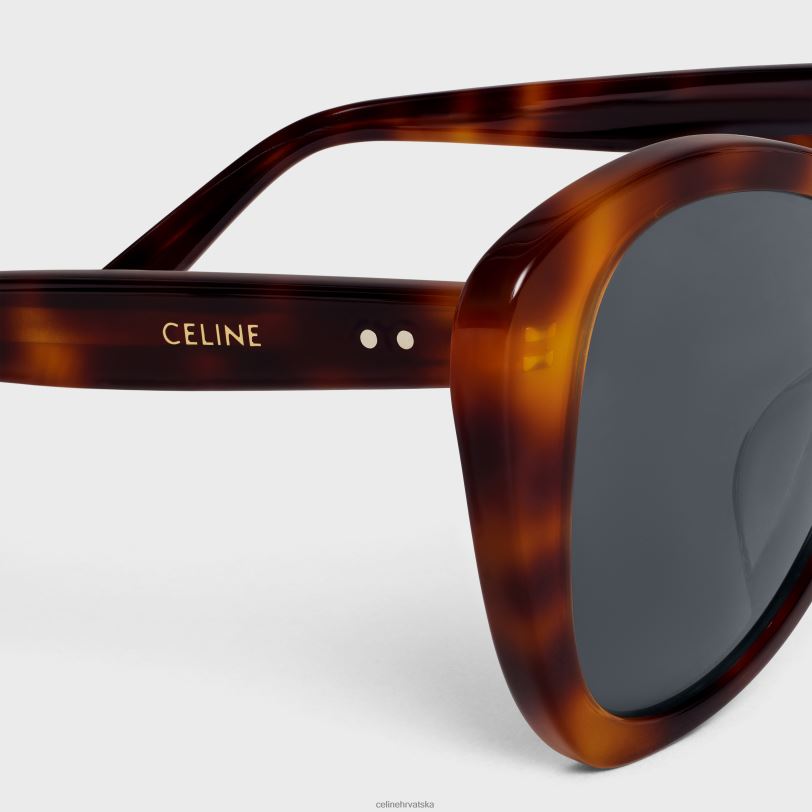CELINE žene sunčane naočale butterfly s270 u acetatu 3WED61154 pribor klasična havana