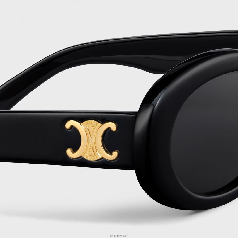 CELINE žene sunčane naočale triomphe 01 u acetatu 3WED61098 pribor crno