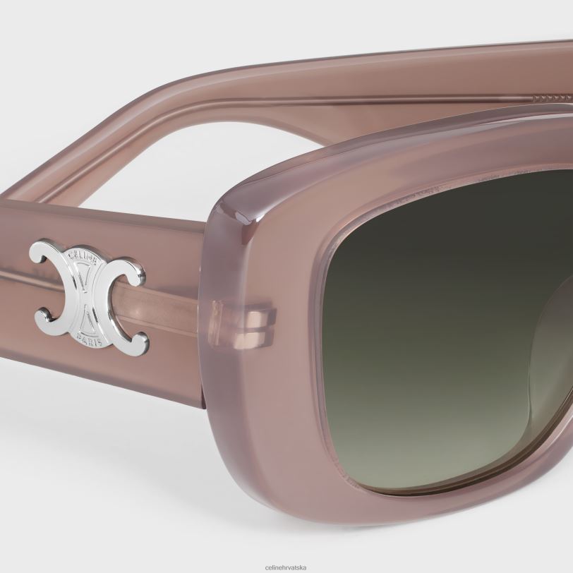 CELINE žene sunčane naočale triomphe 04 u acetatu 3WED61104 pribor mliječni lješnjak